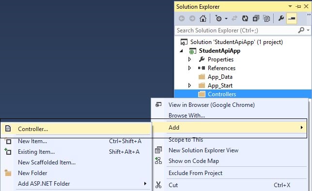 Adding Controller in Application